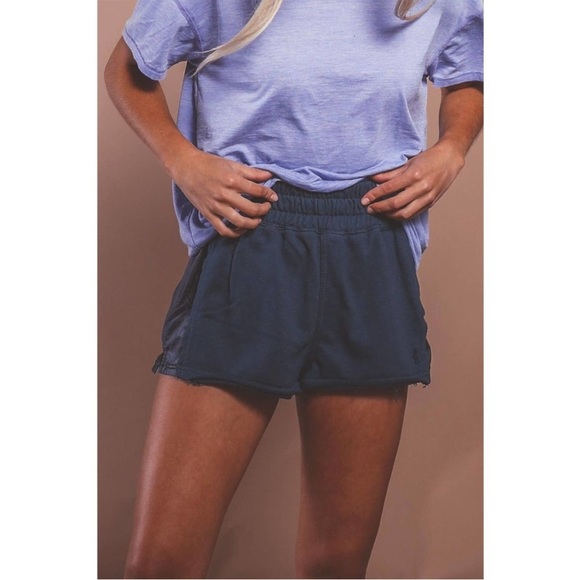 Free People Pants - Free People FP Movement Half Way There Short / New Navy